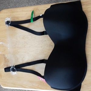 NWT Maidenform Black Convertible Bra Size L/G (38B/C or 36D) L105